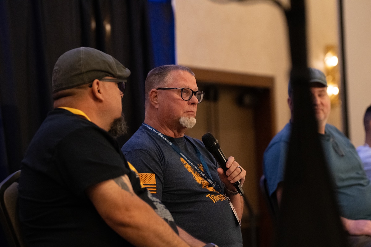 Terry Samuels hosting a SEOST DMC session